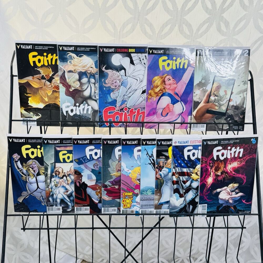 Faith 3-4 Volume‎ 2: 1-6 & Coloring Book W/ Variants Lot Valiant Comics